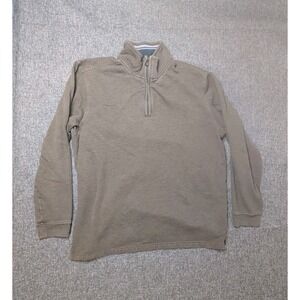 Arrow Mens Sweatshirt XL Green 1/4 Zip Pullover Long Sleeve Casual Warm Jacket